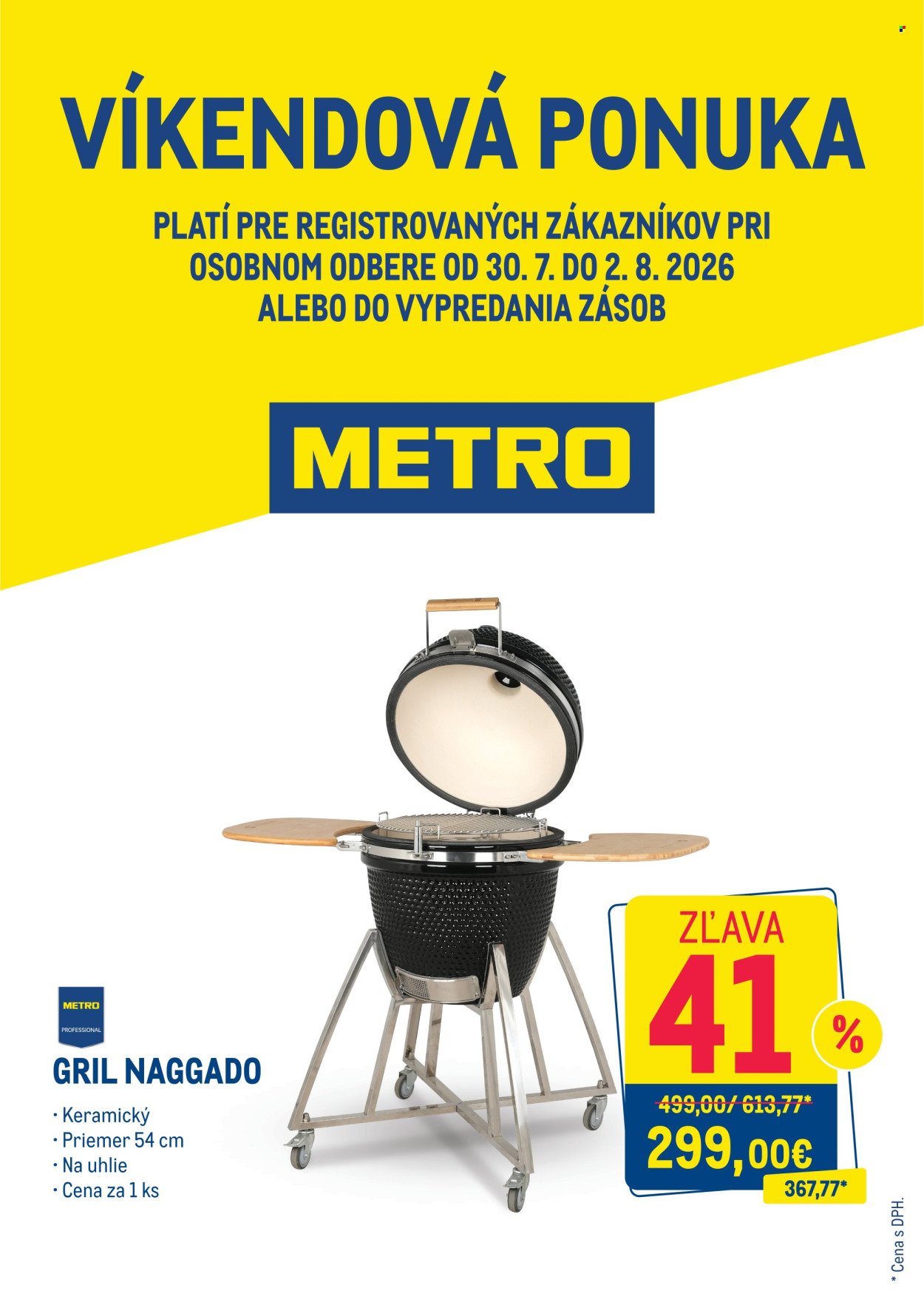 METRO leták - Víkendová ponuka NF