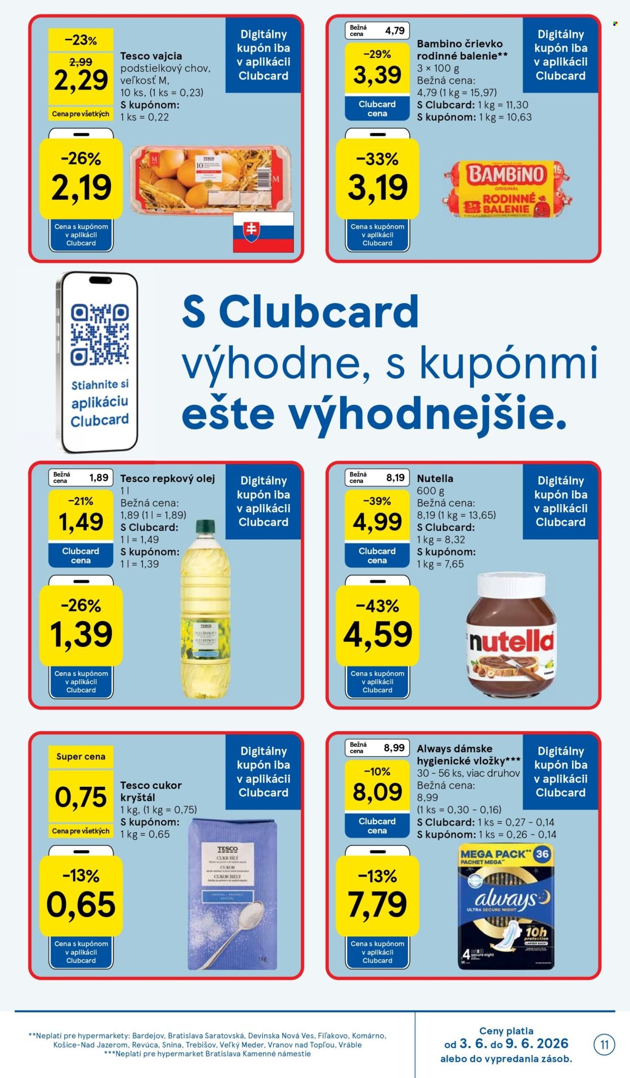 TESCO leták - Od stredy 3.6.2026