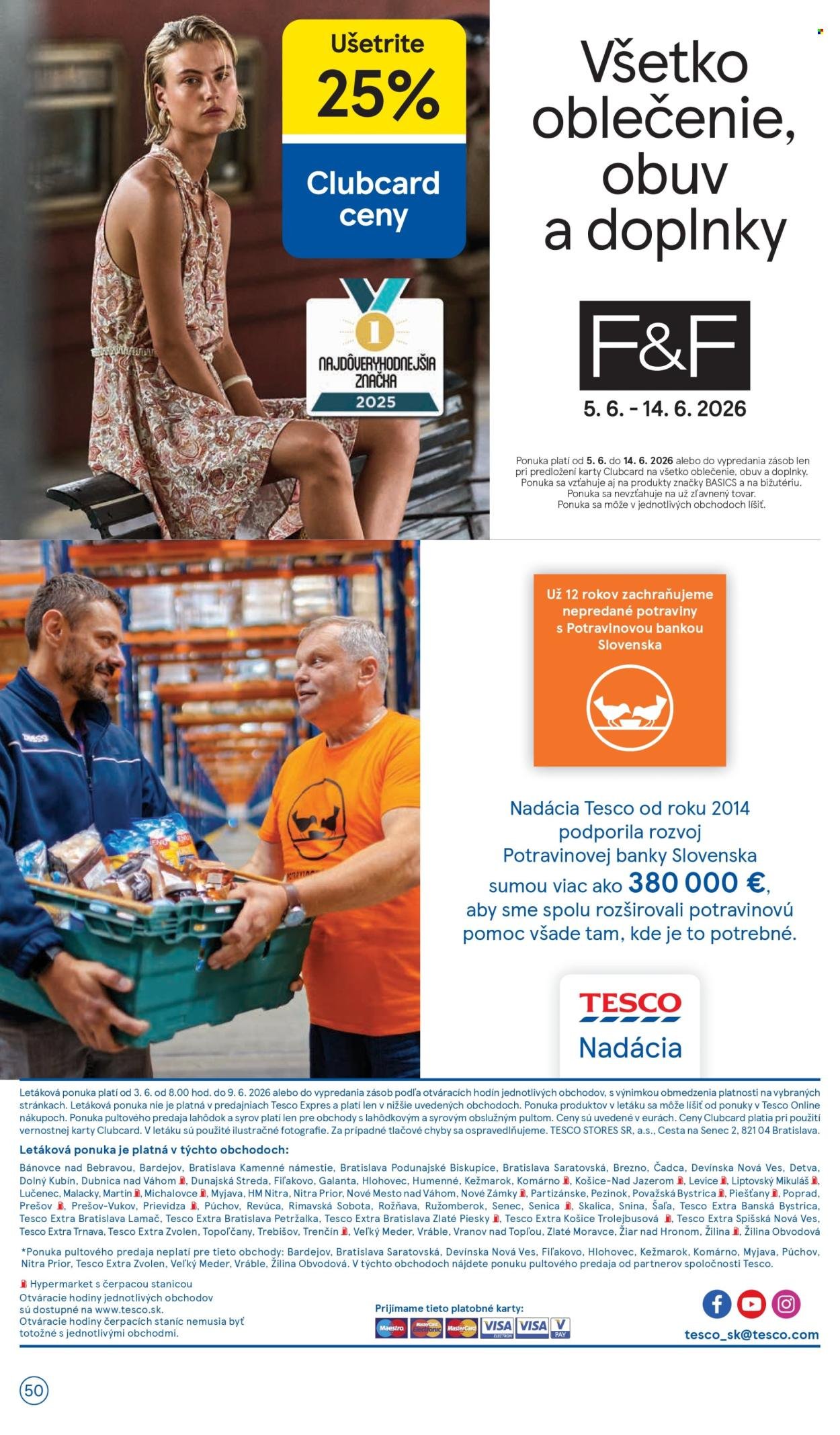 TESCO leták - Od stredy 3.6.2026