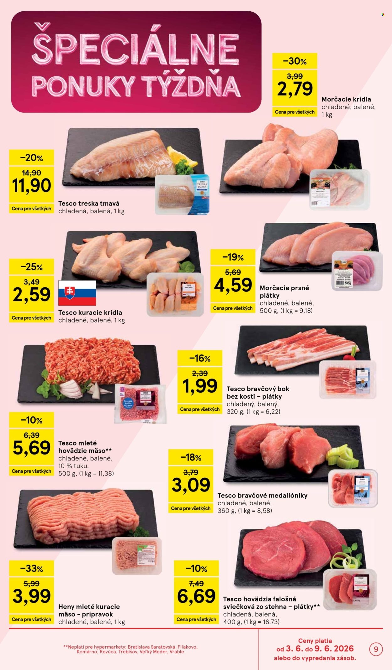 TESCO leták - Od stredy 3.6.2026