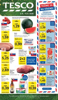 TESCO leták - Od stredy 3.6.2026