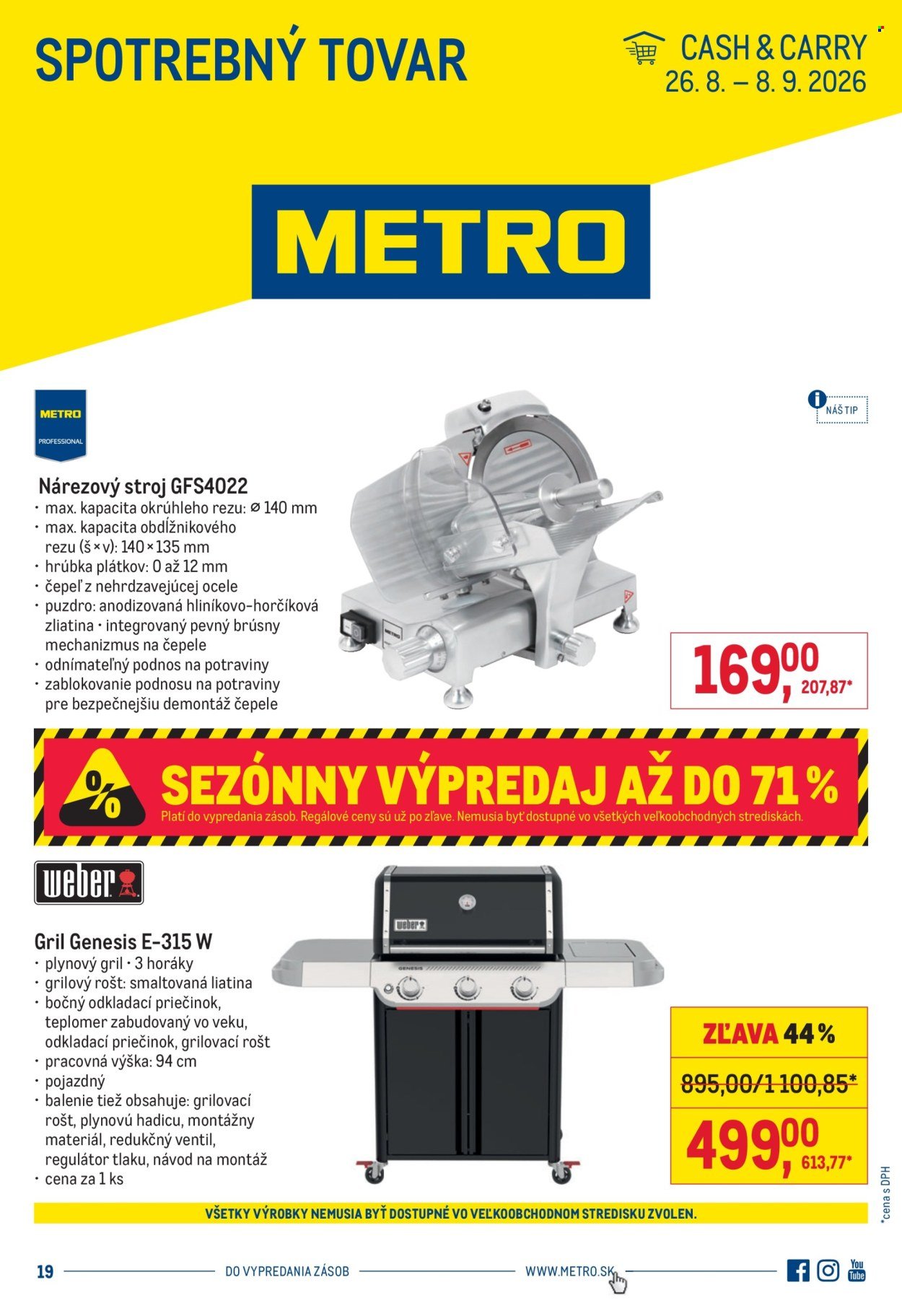 METRO leták - Spotrebný tovar