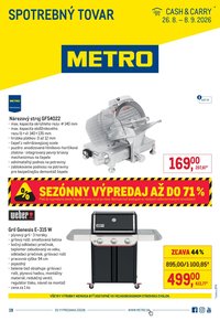 METRO leták - Spotrebný tovar