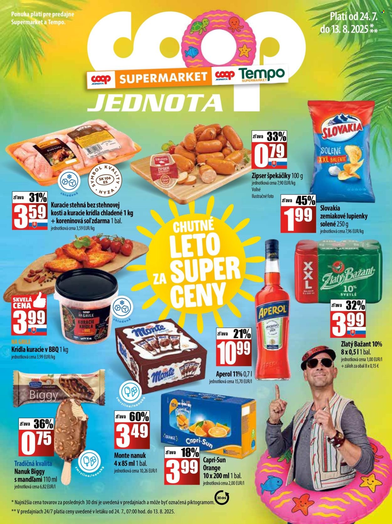COOP JEDNOTA leták - Od štvrtka 24.7.2025 (2025-07-24 - 2025-08-13) | 1