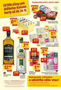 POTRAVINY KORUNA leták - Od piatka 20.3.2026 (2026-03-20 - 2026-04-08)