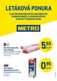 METRO leták - Víkendová ponuka