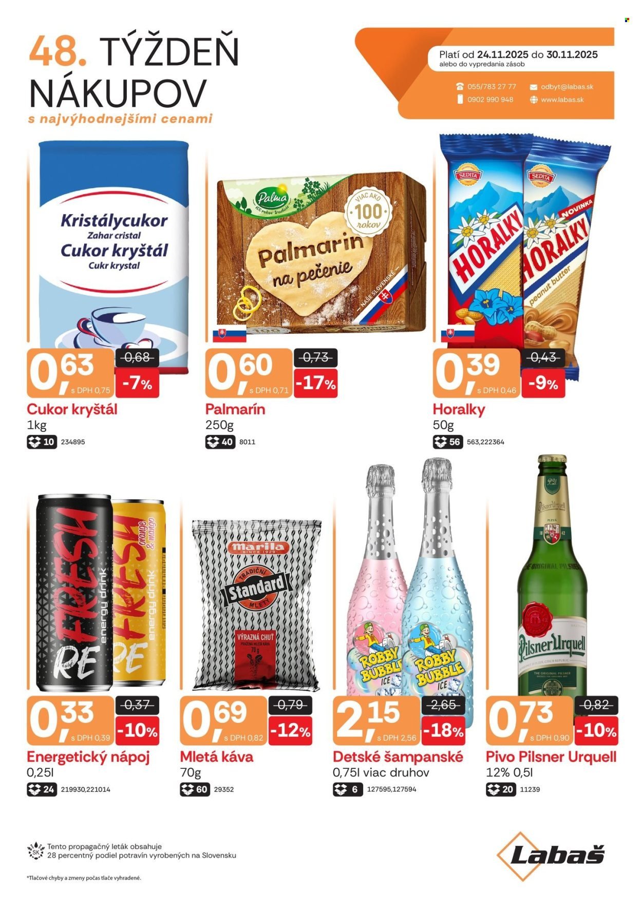 LABAŠ leták - Týždeň nákupov (2025-11-24 - 2025-11-30) | 1