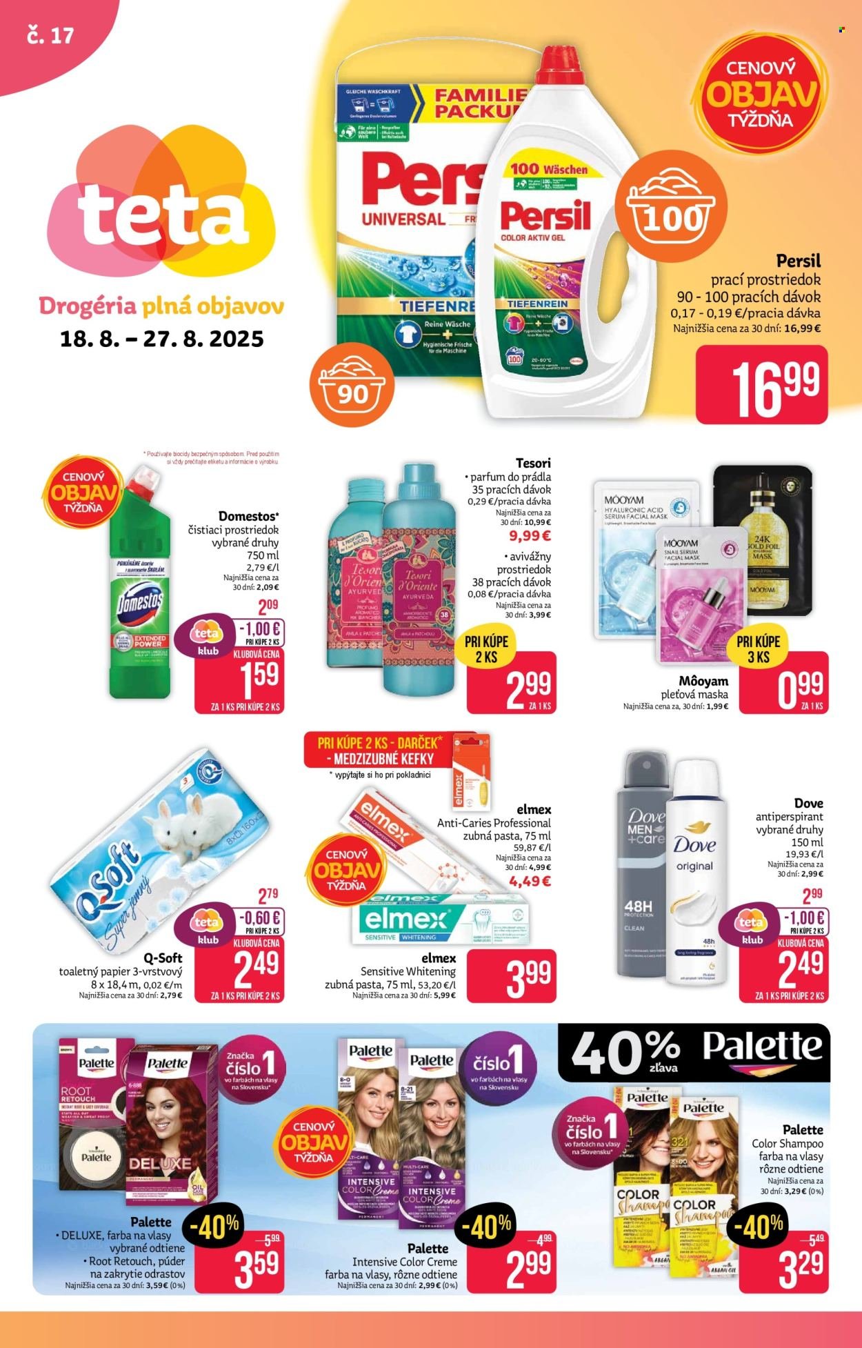 TETA DROGERIE leták - Od pondelka 18.8.2025 (2025-08-18 - 2025-08-27) | 1