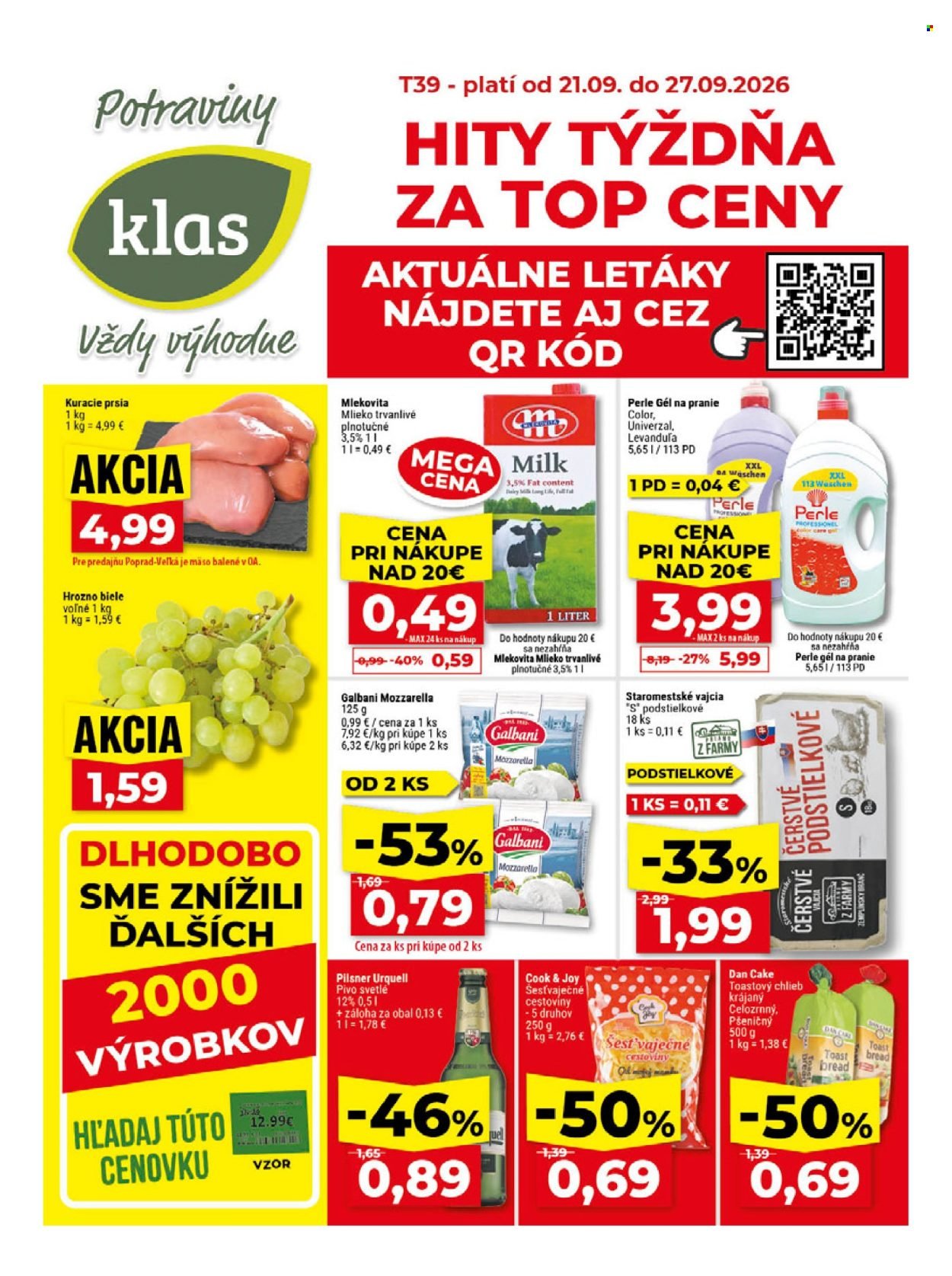 KLAS leták - Od pondelka 21.9.2026