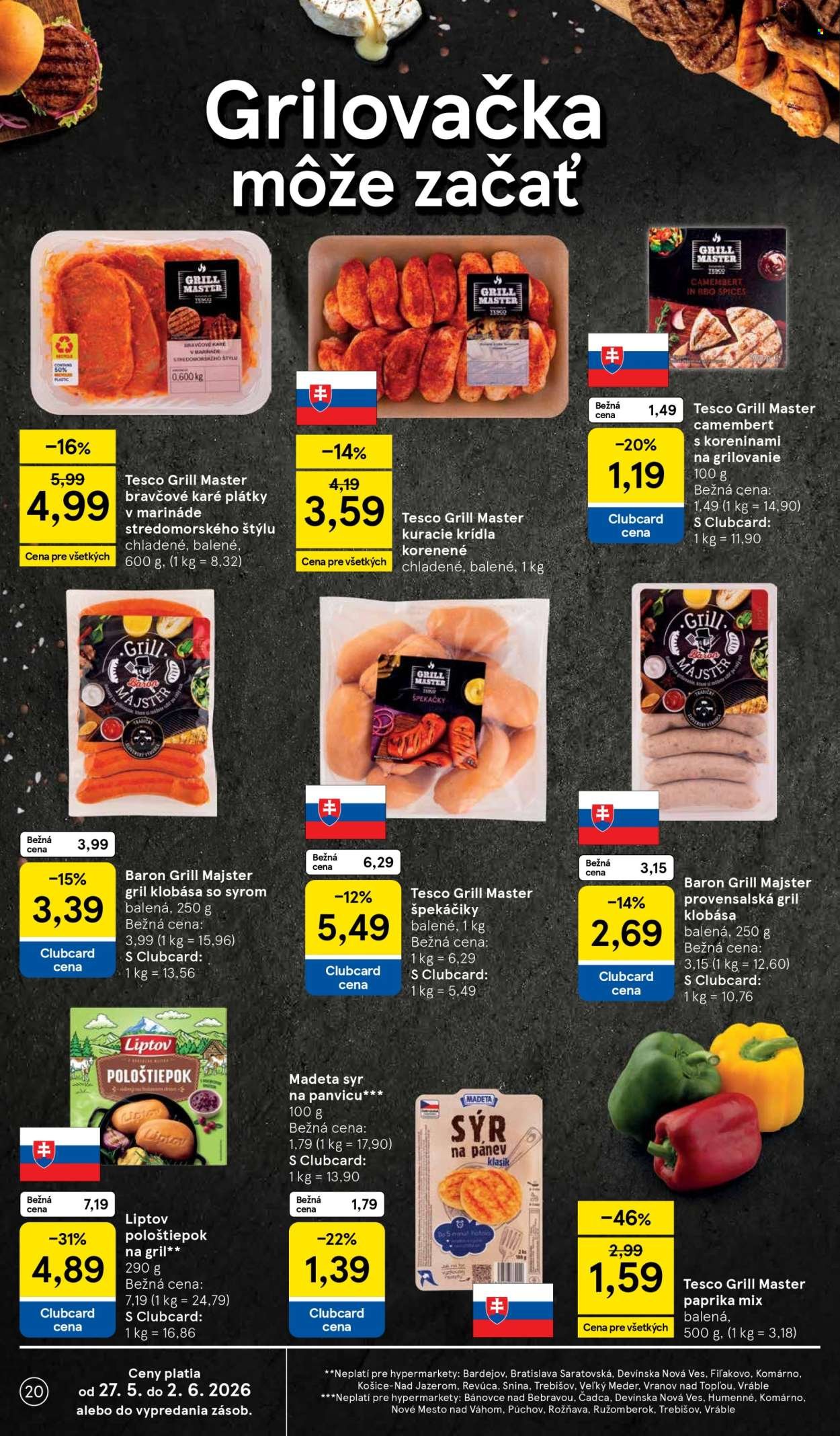 TESCO leták - Od stredy 27.5.2026 (2026-05-27 - 2026-06-02) | 20