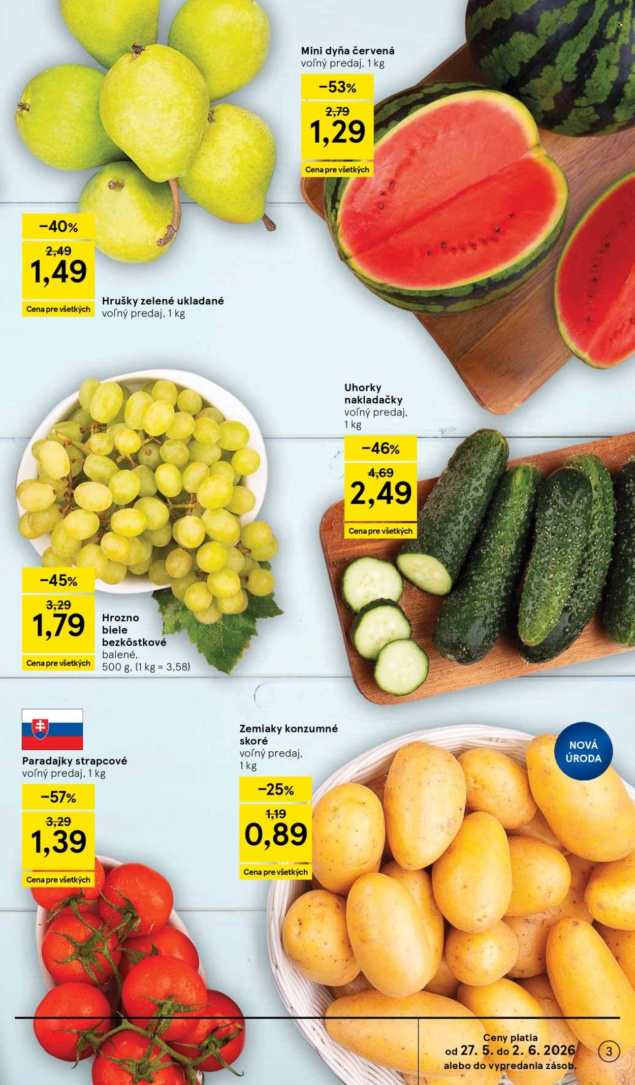 TESCO leták - Od stredy 27.5.2026 (2026-05-27 - 2026-06-02) | 3