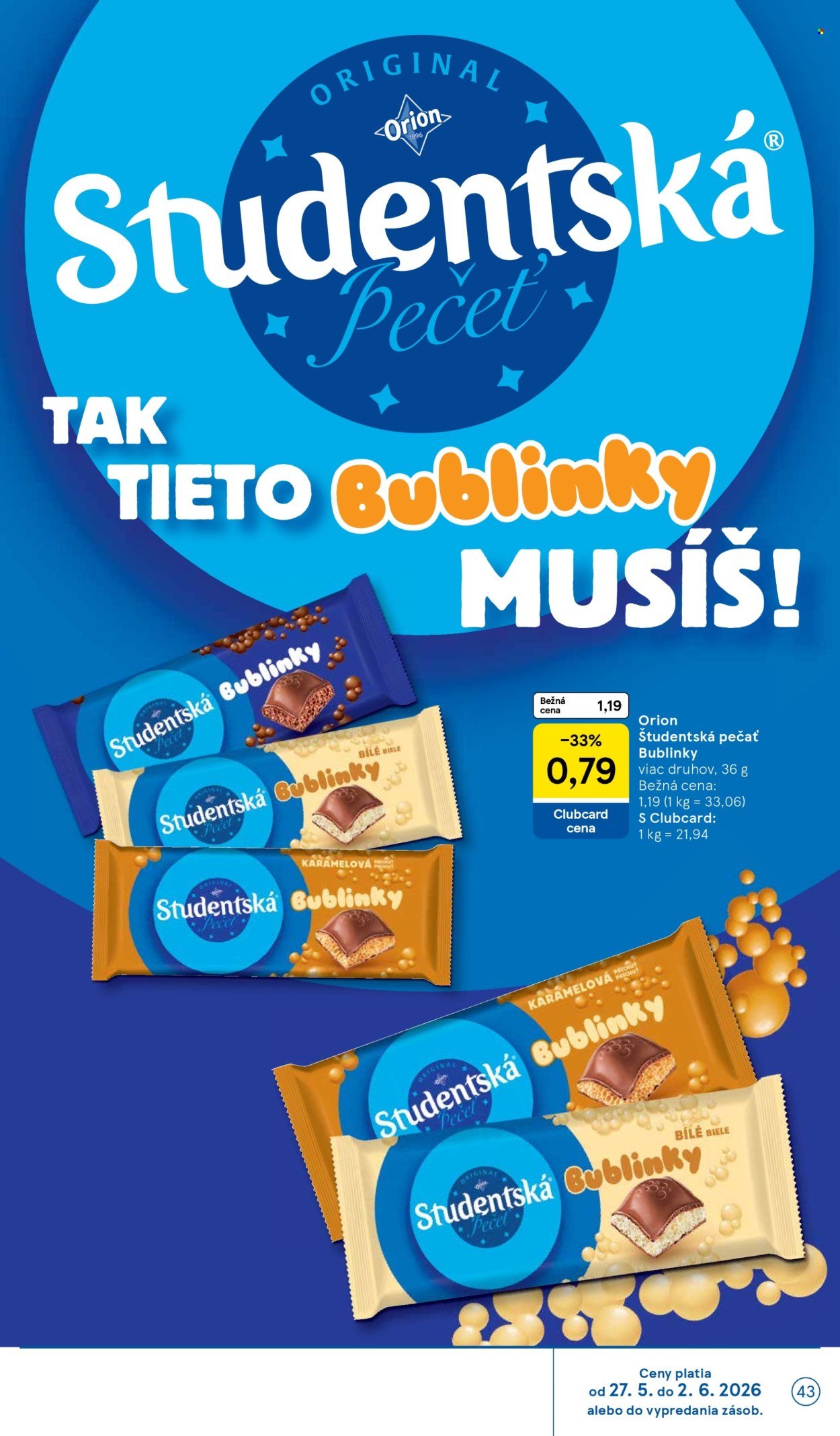 TESCO leták - Od stredy 27.5.2026 (2026-05-27 - 2026-06-02) | 43