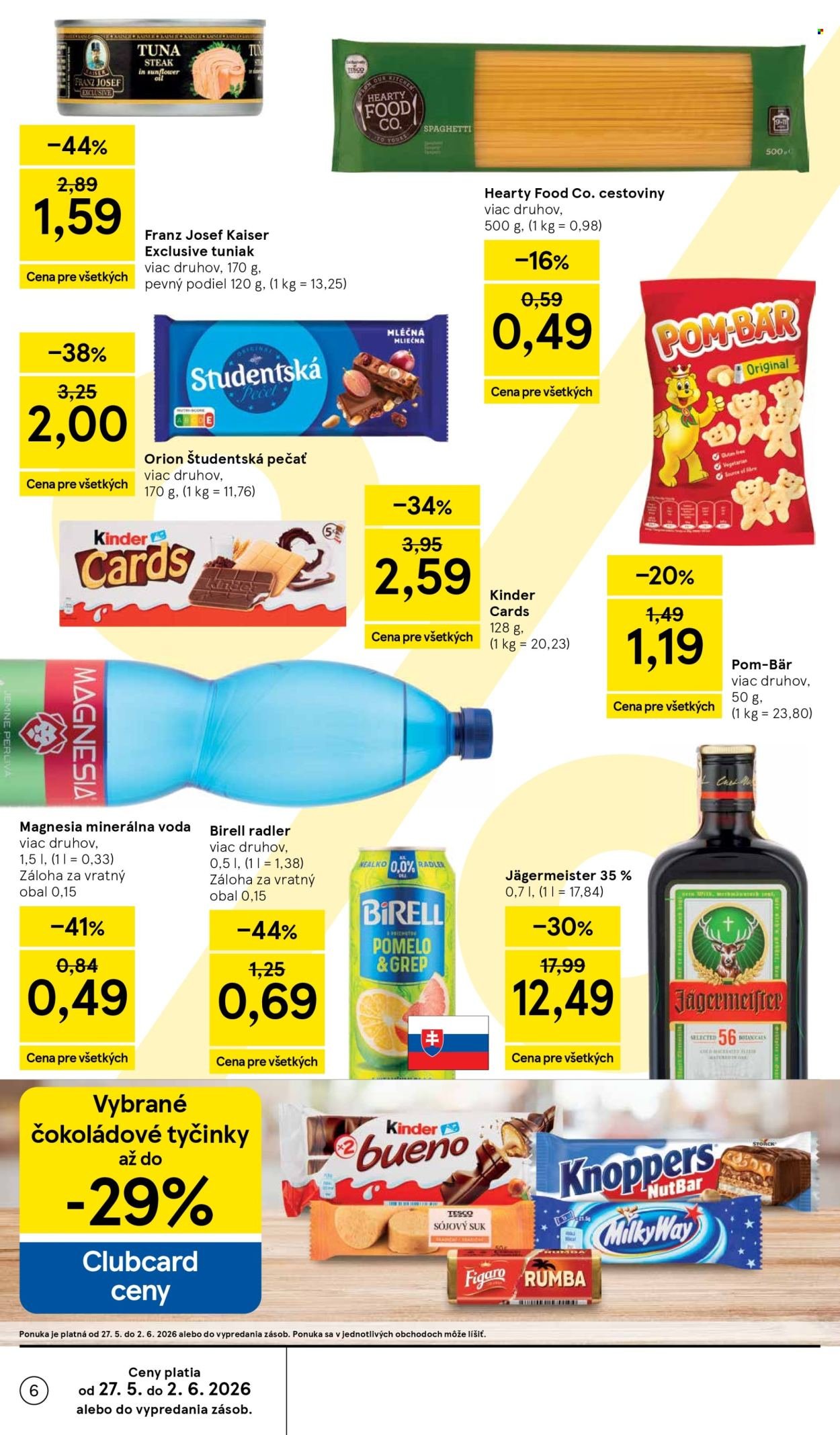 TESCO leták - Od stredy 27.5.2026 (2026-05-27 - 2026-06-02) | 6
