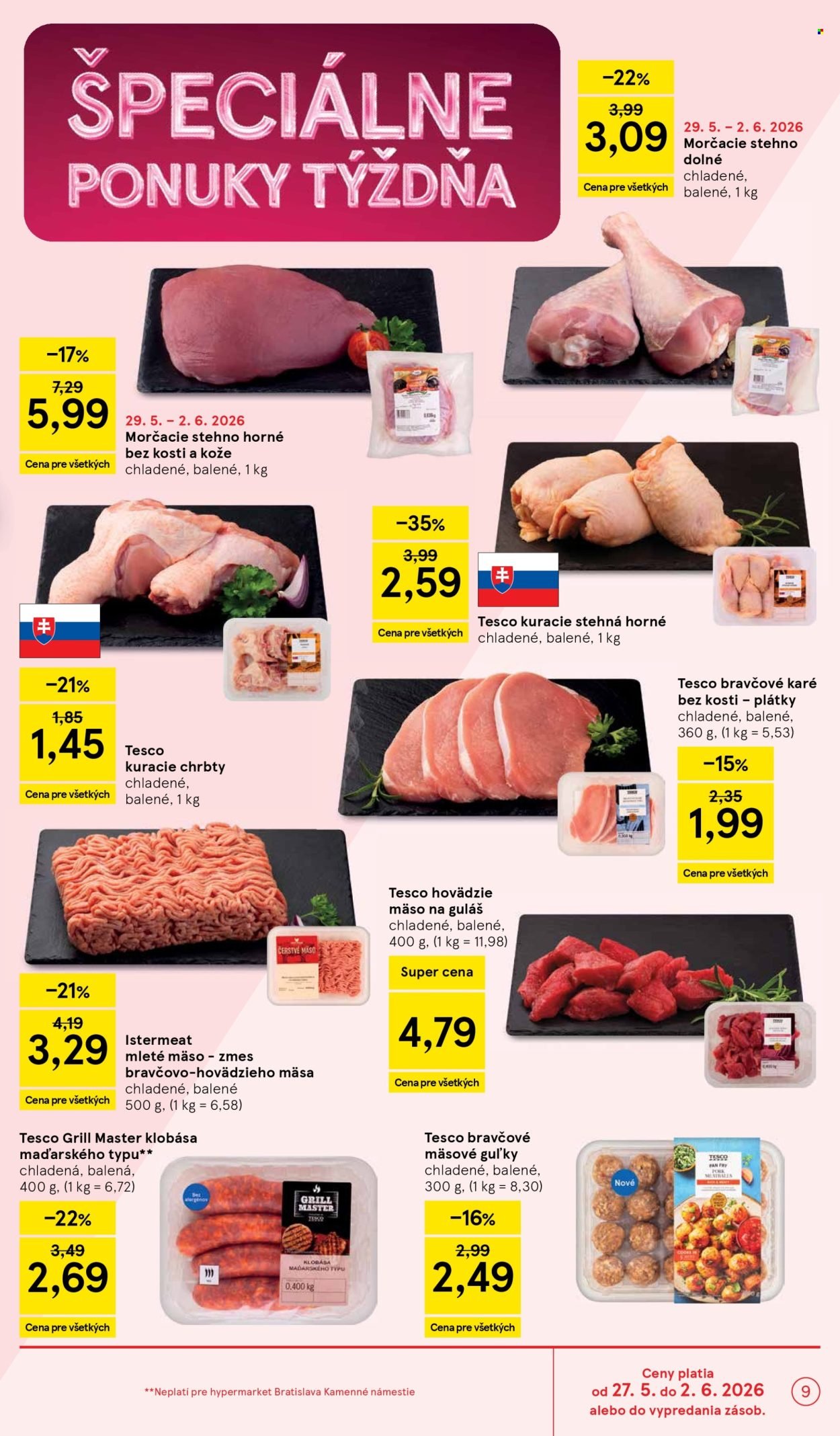TESCO leták - Od stredy 27.5.2026 (2026-05-27 - 2026-06-02) | 9