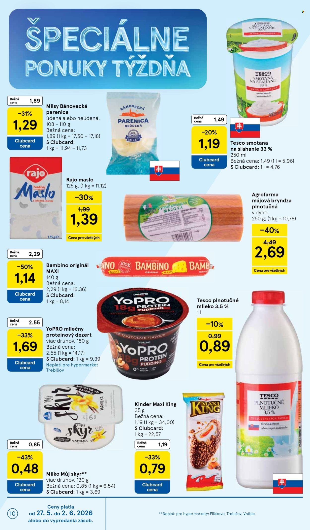 TESCO leták - Od stredy 27.5.2026 (2026-05-27 - 2026-06-02) | 10