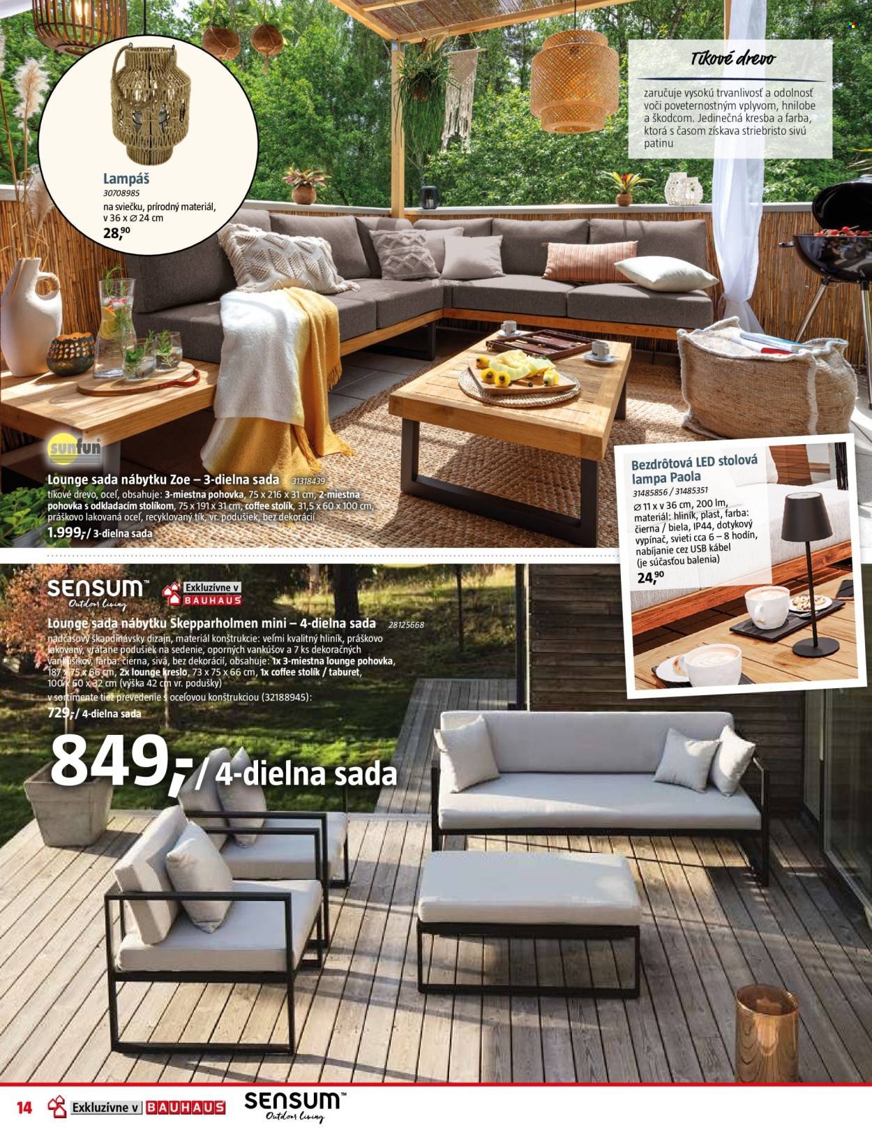 BAUHAUS leták - Aktuálna ponuka (2026-04-07 - 2026-05-03) | 14