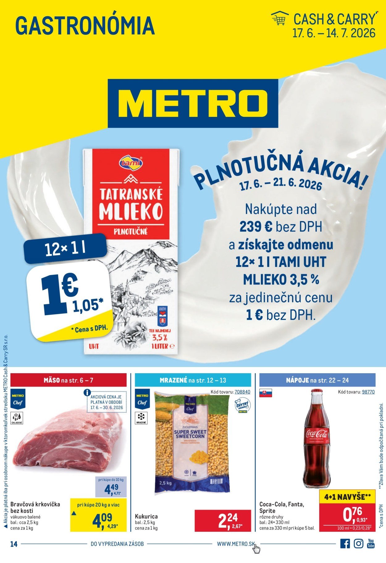 METRO leták - Gastronómia