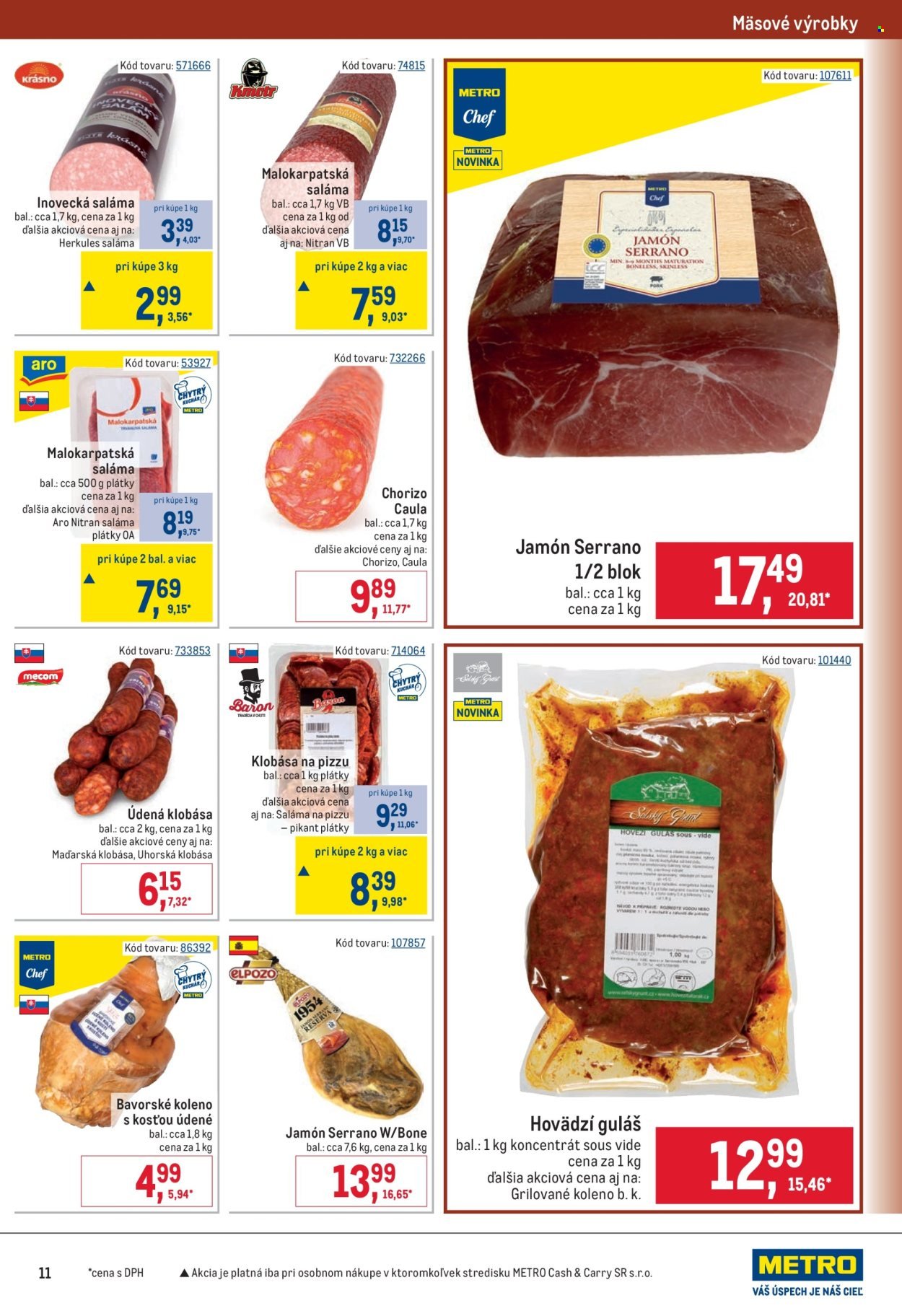 METRO leták - Gastronómia