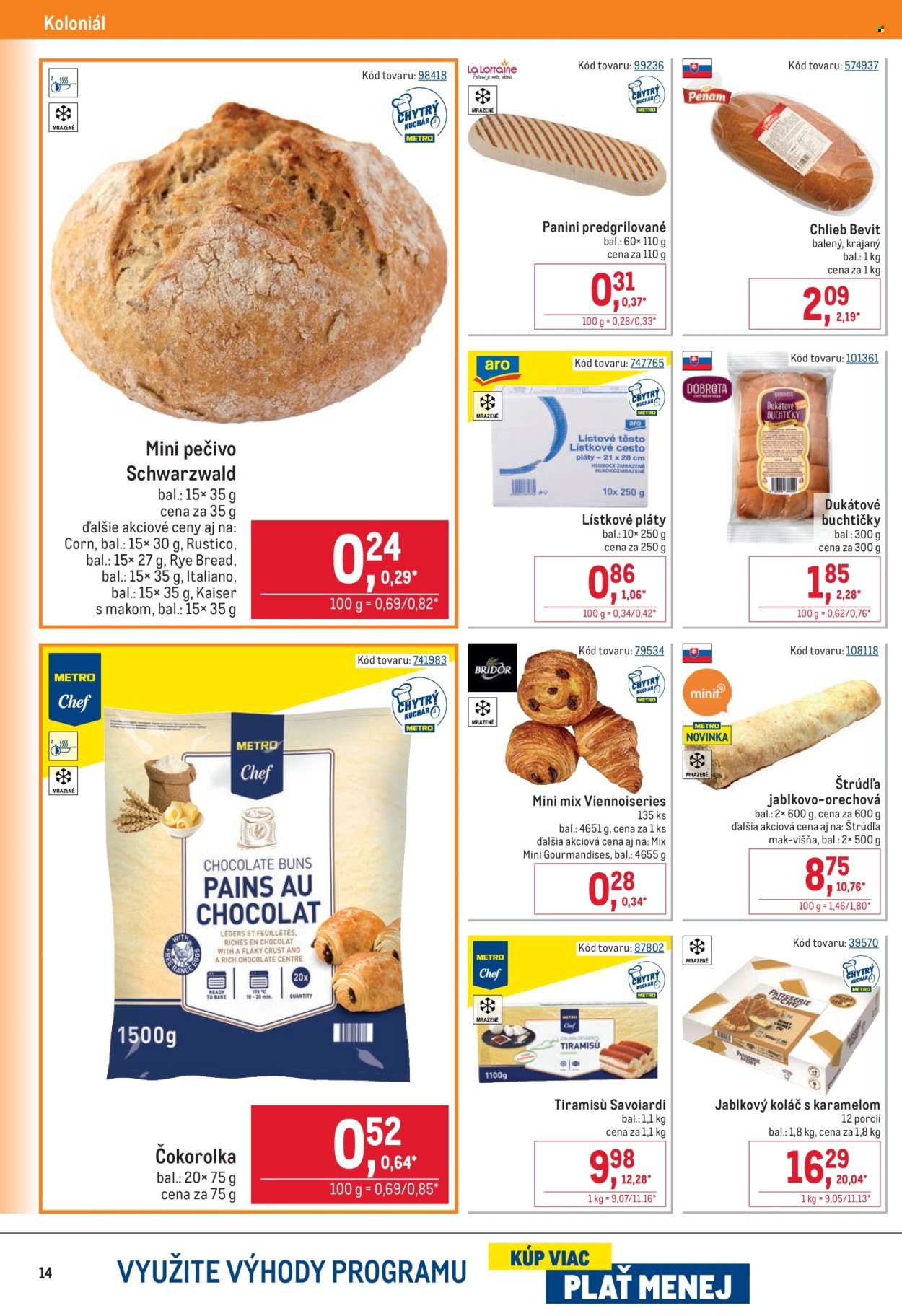 METRO leták - Gastronómia