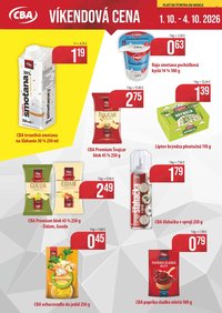 CBA KOMFOS leták - Víkendová cena