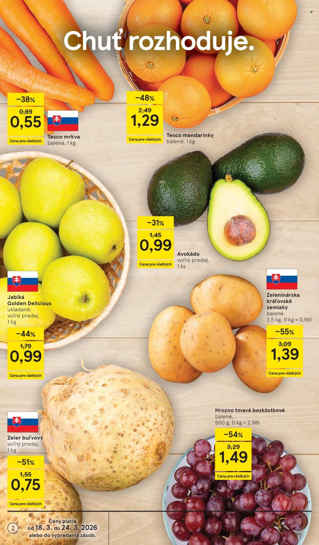TESCO leták - Od stredy 18.3.2026 (2026-03-18 - 2026-03-24) | 2