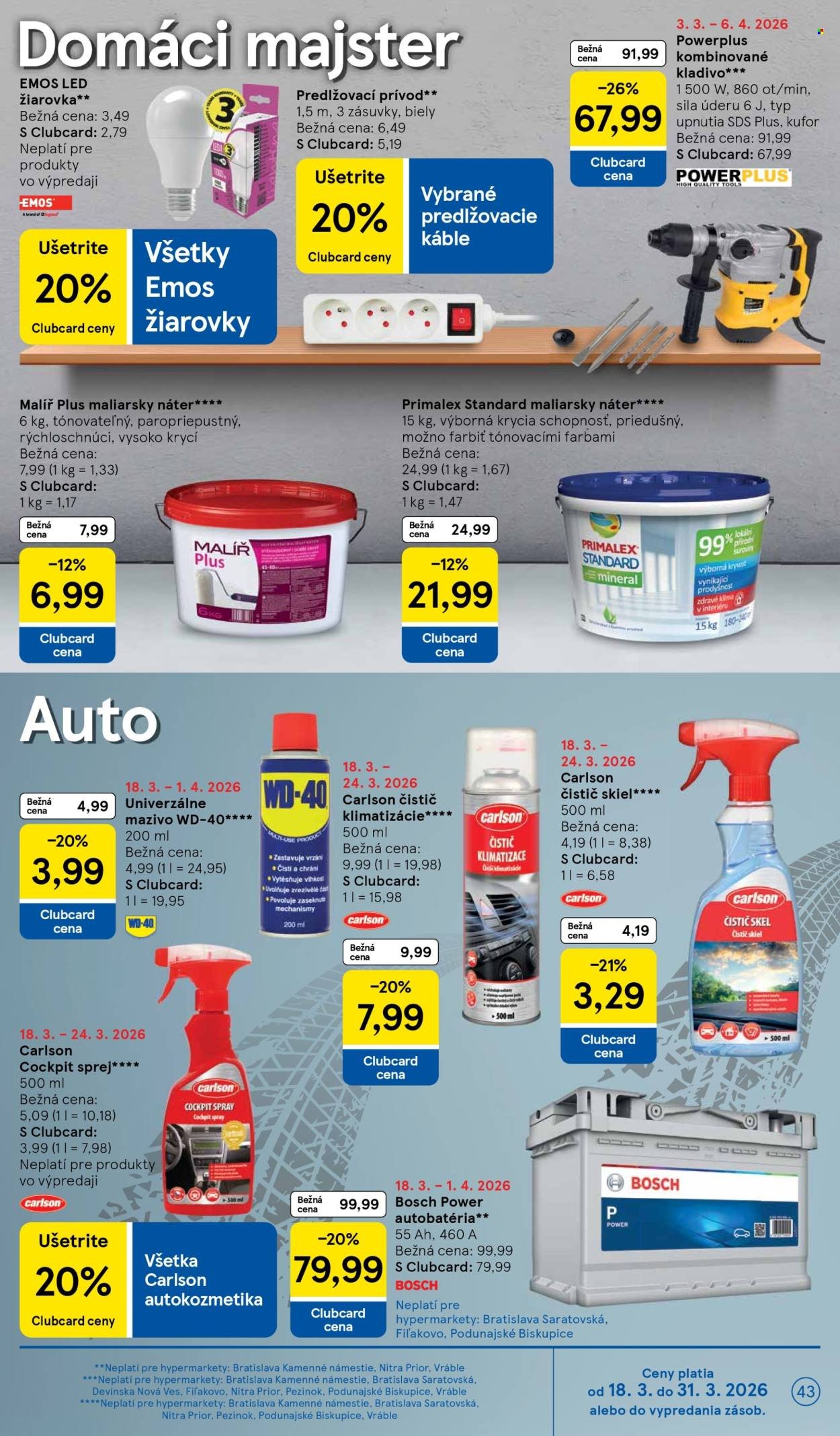 TESCO leták - Od stredy 18.3.2026 (2026-03-18 - 2026-03-24) | 43