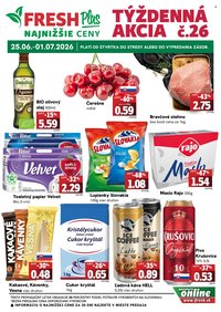 FRESH leták - Týždenná akcia