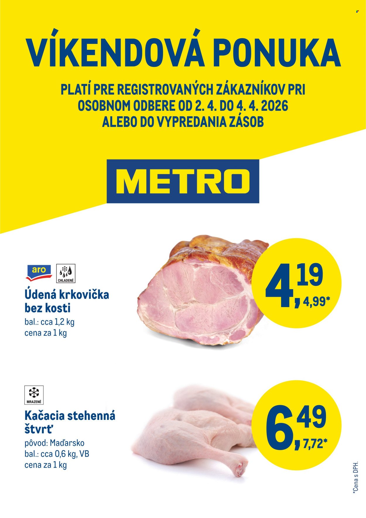 METRO leták - Víkendová ponuka (2026-04-02 - 2026-04-04) | 1