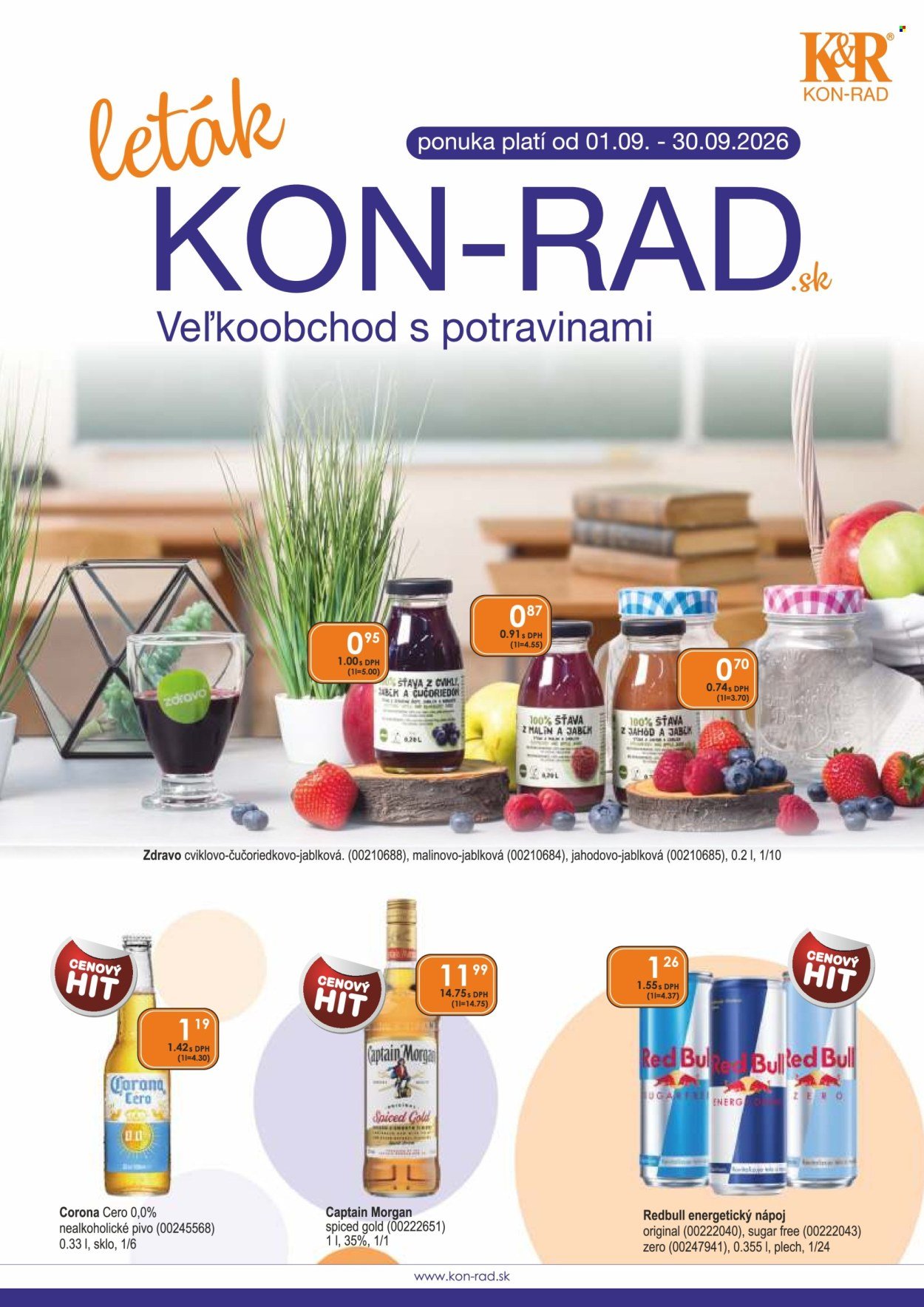 KON-RAD leták - Od utorka 1.9.2026