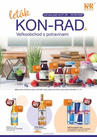 KON-RAD leták - Od utorka 1.9.2026
