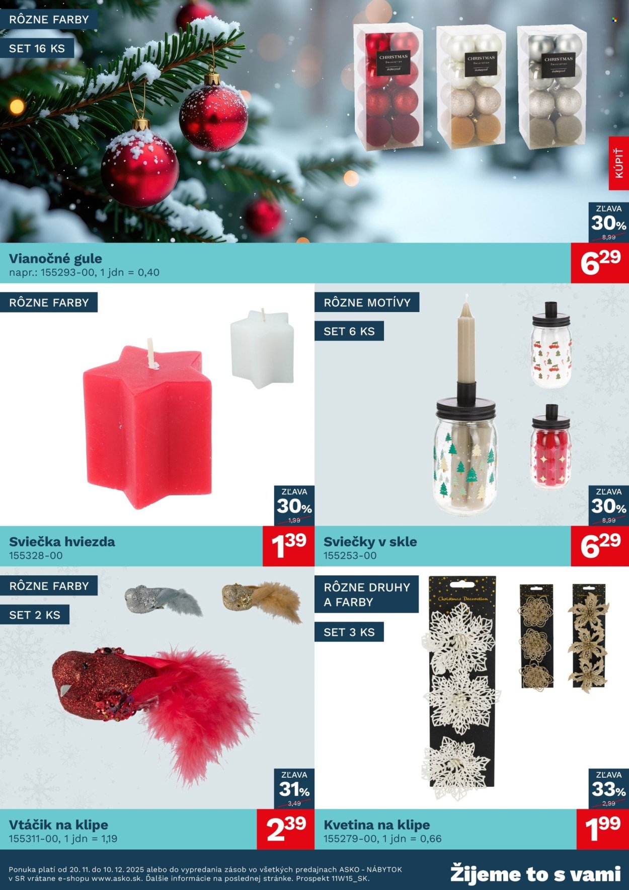 ASKO NÁBYTOK leták - Vianočný leták (2025-11-20 - 2025-12-10) | 2