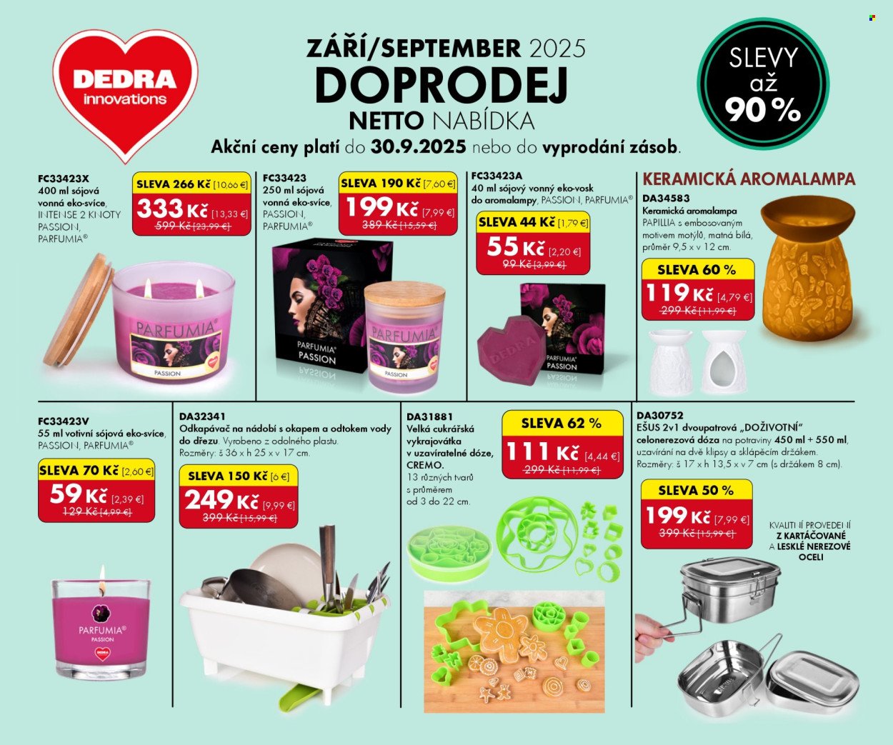 DEDRA leták - Leták doprodej 09 (2025-08-22 - 2025-08-30) | 1