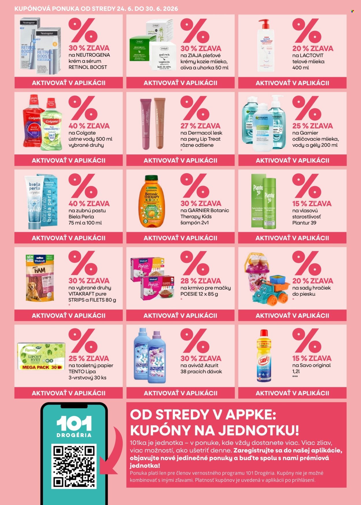 101 DROGERIE leták - Od stredy 24.6.2026