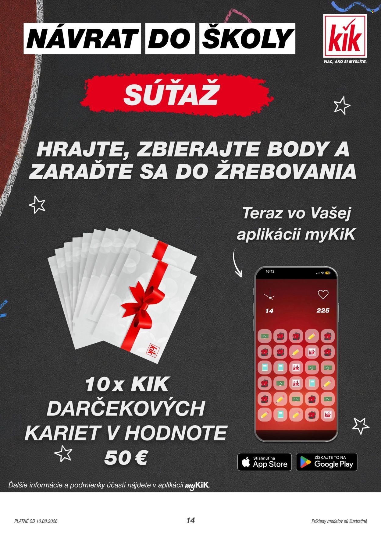 KIK leták - auguste 2026