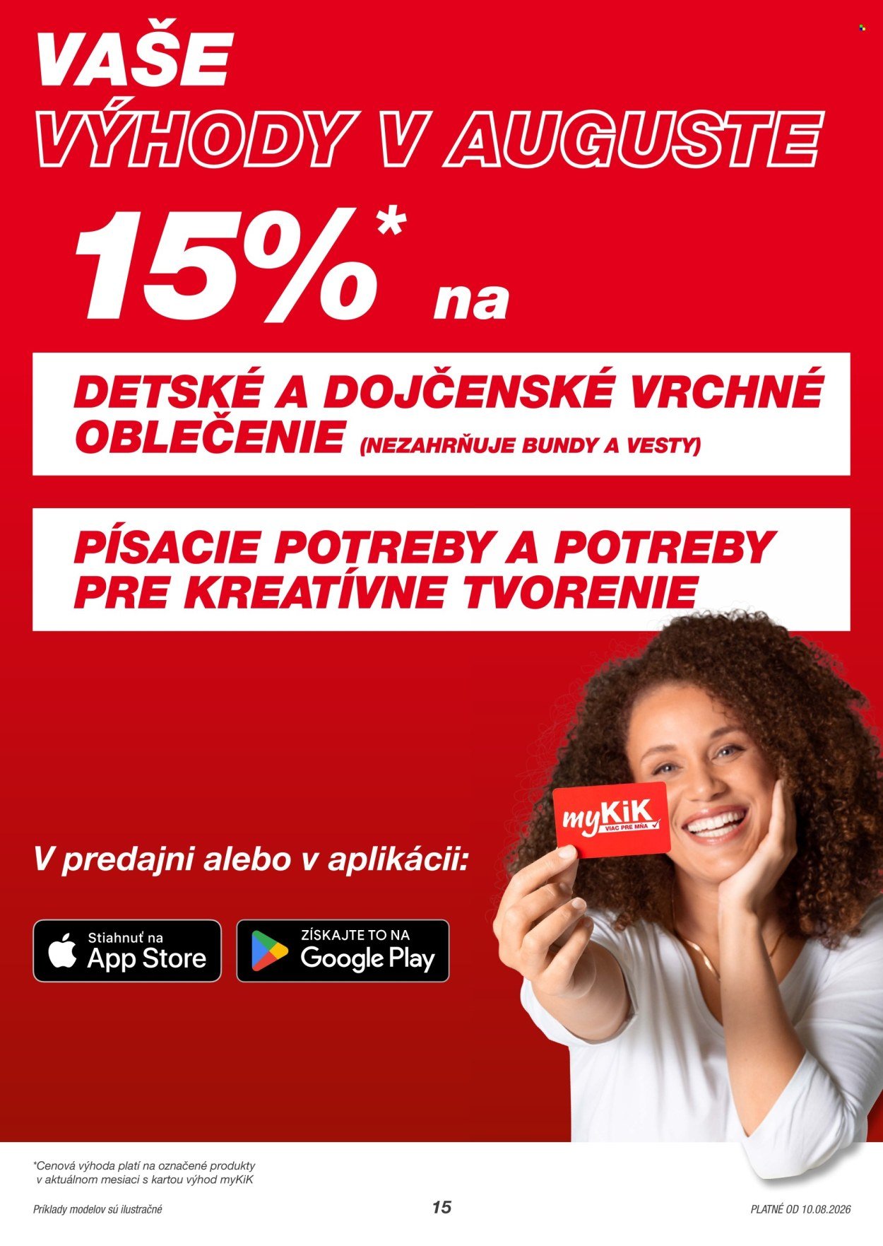 KIK leták - auguste 2026