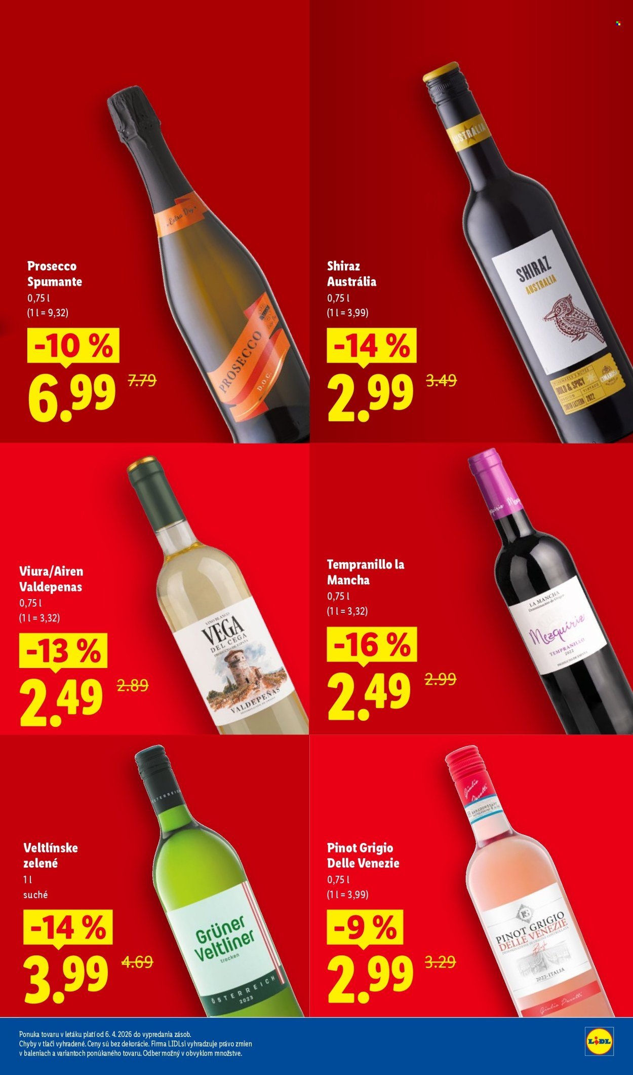 LIDL leták - Cenový líder zlacňuje (2026-04-10) | 3