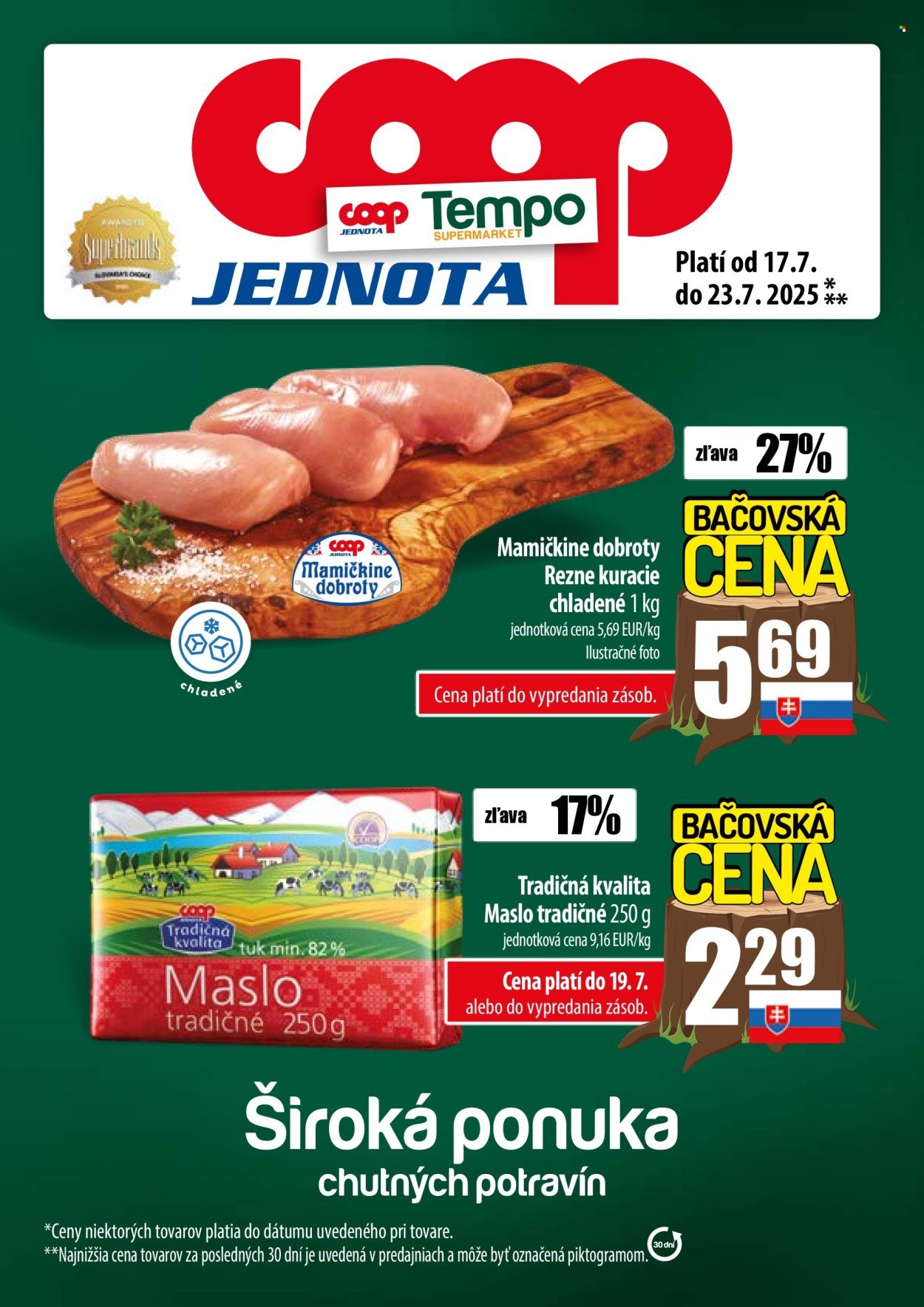 COOP JEDNOTA leták - Od štvrtka 17.7.2025 (2025-07-17 - 2025-07-23) | 1
