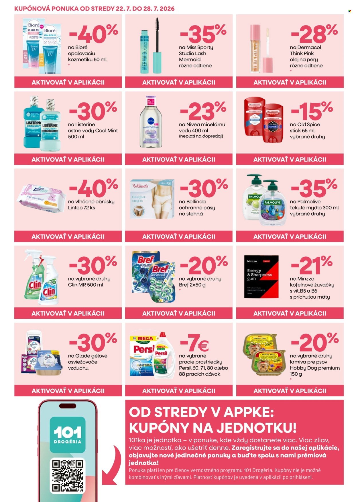 101 DROGERIE leták - Od stredy 22.7.2026
