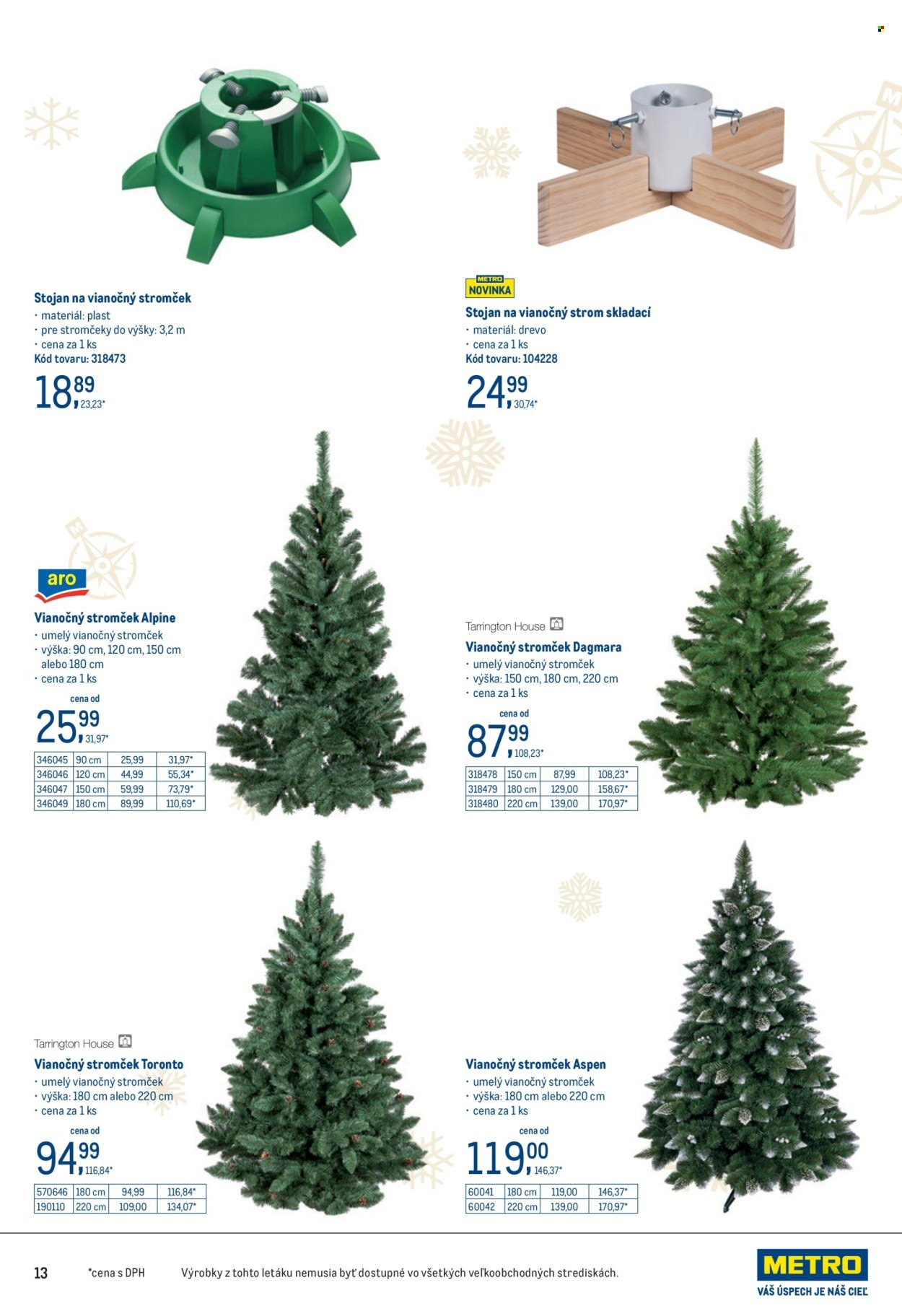 METRO leták - Dekorácia (2025-10-22 - 2025-11-04) | 13