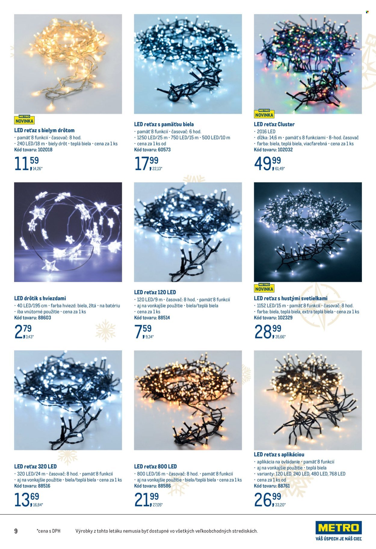 METRO leták - Dekorácia (2025-10-22 - 2025-11-04) | 9