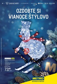 METRO leták - Dekorácia (2025-10-22 - 2025-11-04)