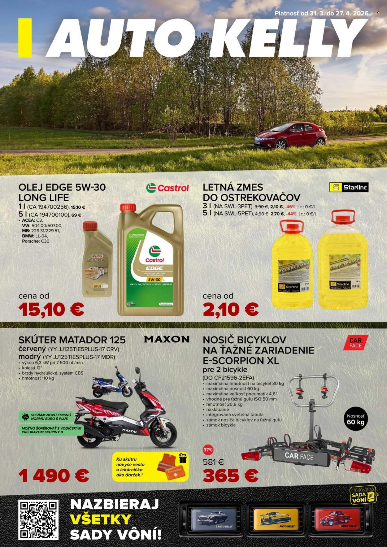 AUTO KELLY leták - Aktualny letak 04/2026 (2026-03-31 - 2026-04-27) | 1