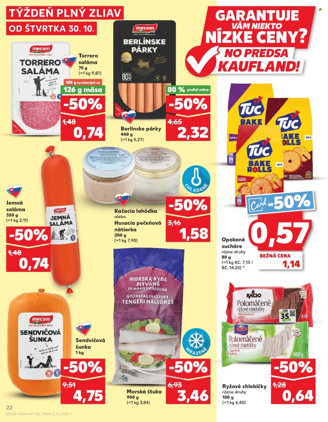 KAUFLAND leták - Od štvrtka 30.10.2025 (2025-10-30 - 2025-11-05) | 22