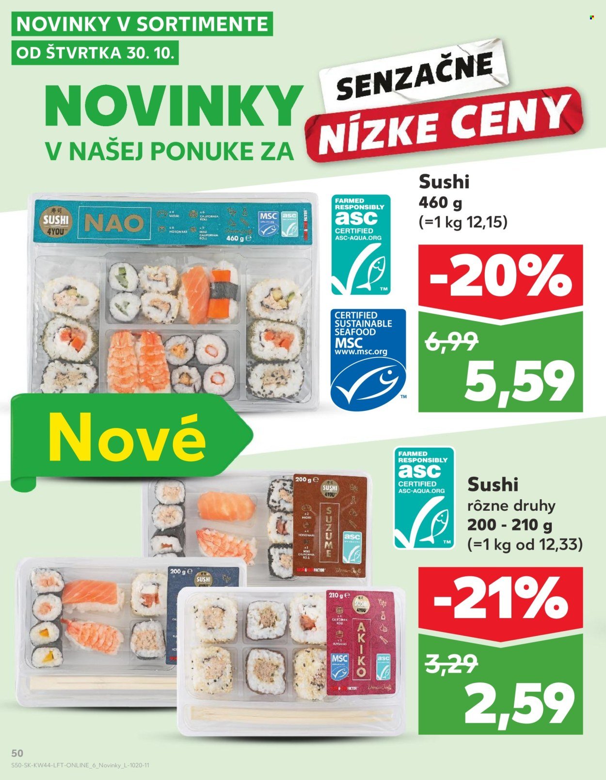 KAUFLAND leták - Od štvrtka 30.10.2025 (2025-10-30 - 2025-11-05) | 50