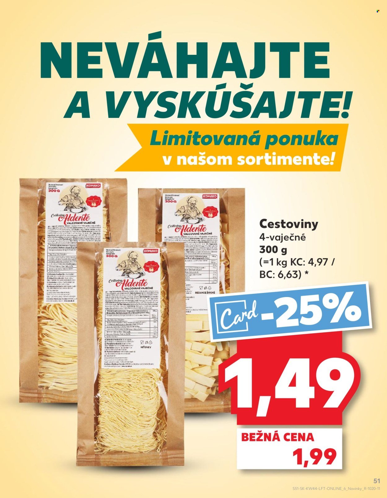 KAUFLAND leták - Od štvrtka 30.10.2025 (2025-10-30 - 2025-11-05) | 51