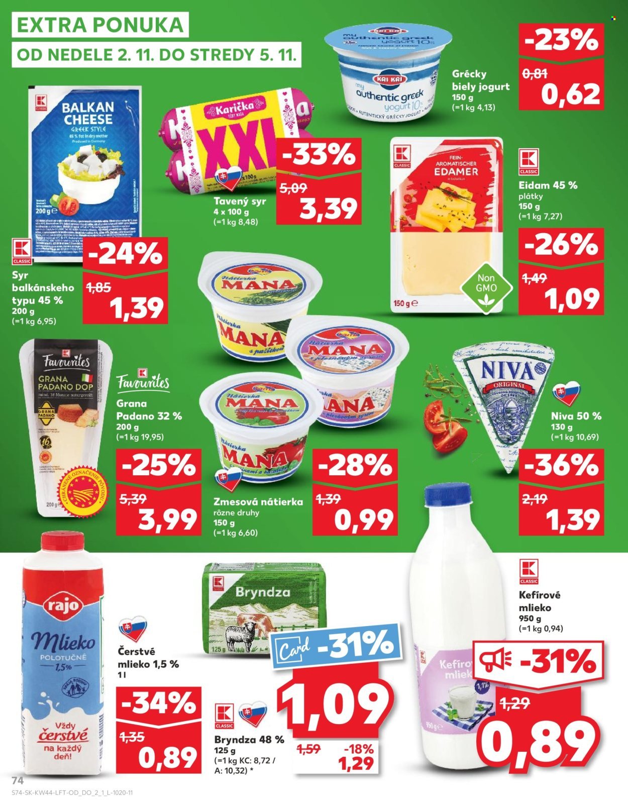 KAUFLAND leták - Od štvrtka 30.10.2025 (2025-10-30 - 2025-11-05) | 74