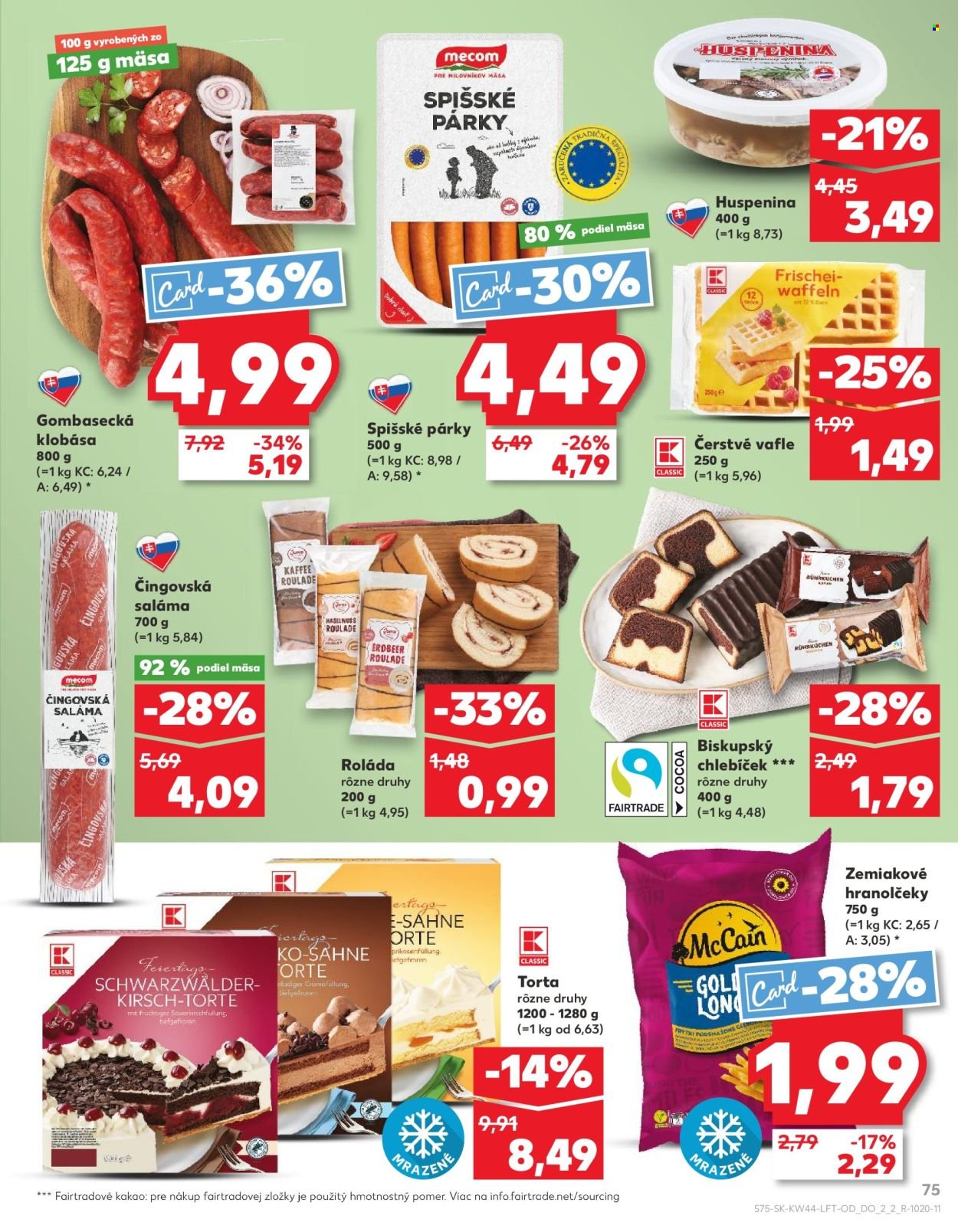 KAUFLAND leták - Od štvrtka 30.10.2025 (2025-10-30 - 2025-11-05) | 75