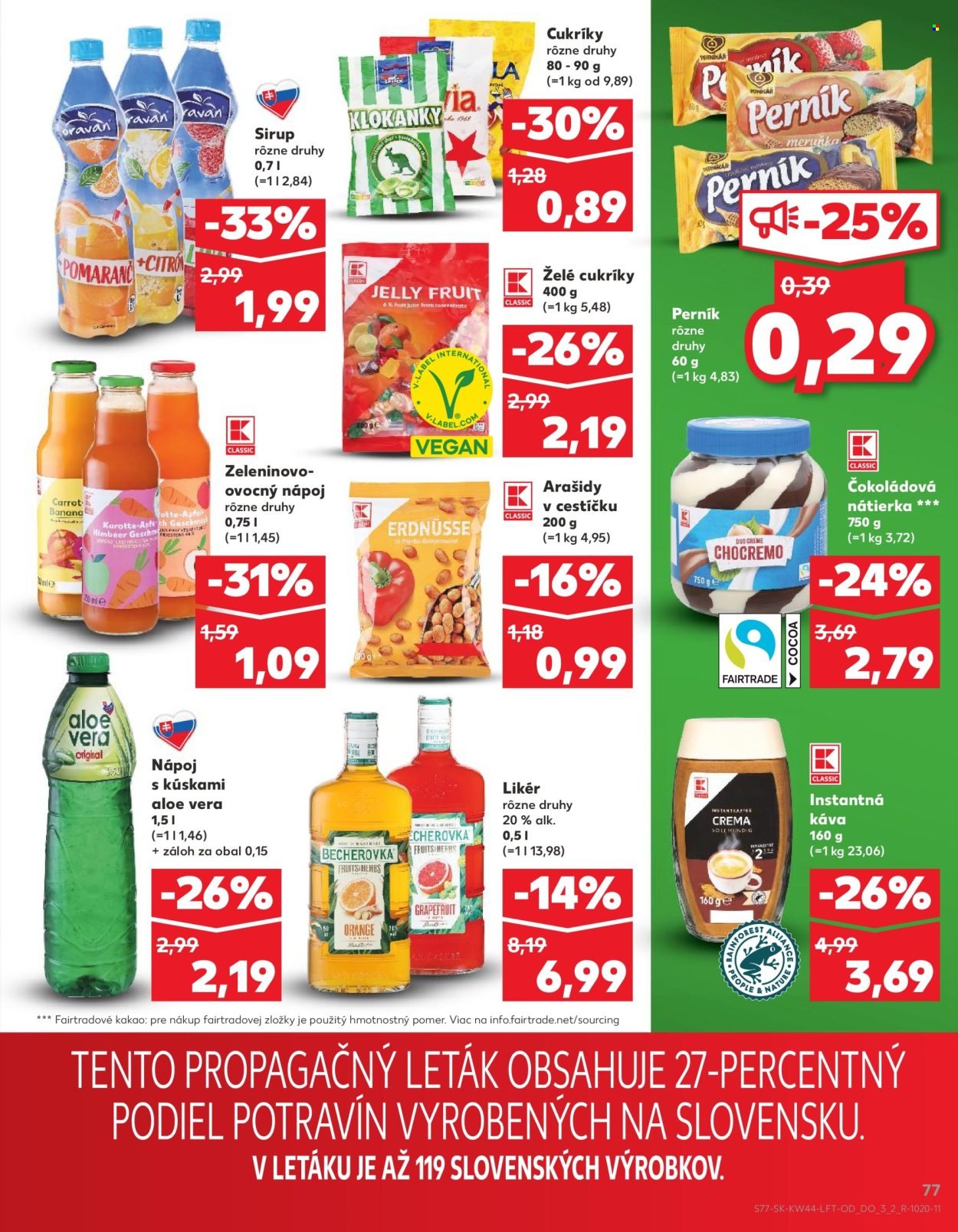 KAUFLAND leták - Od štvrtka 30.10.2025 (2025-10-30 - 2025-11-05) | 77