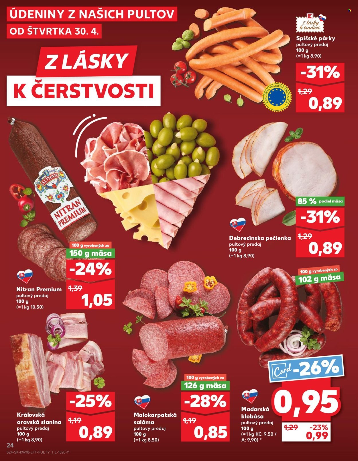 KAUFLAND leták - Od štvrtka 30.4.2026 (2026-04-30 - 2026-05-06) | 24