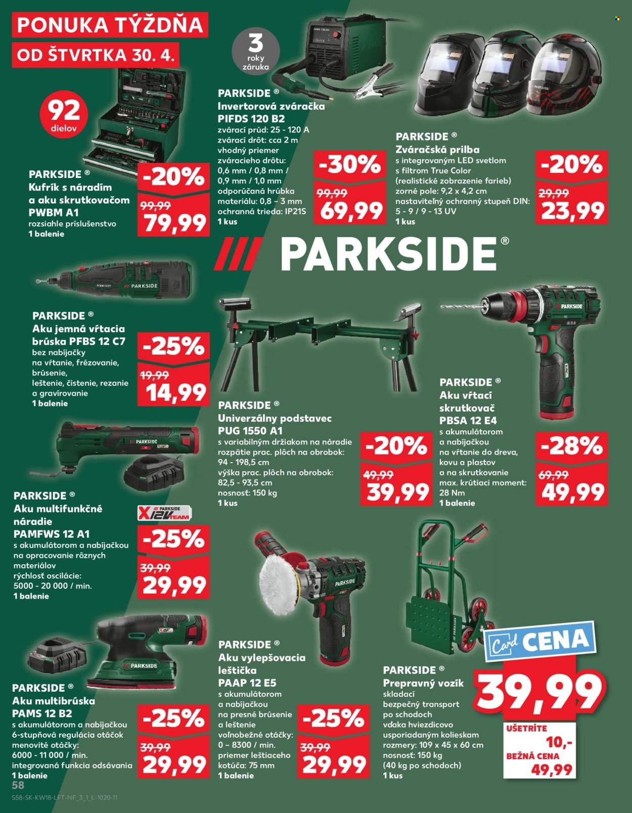 KAUFLAND leták - Od štvrtka 30.4.2026 (2026-04-30 - 2026-05-06) | 58